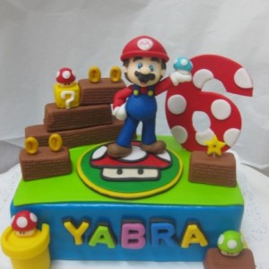 Mario Bros ladrillos parado