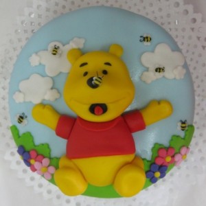 Winnie Pooh abejitas acostado